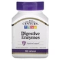 Вітамін 21st Century Травні ферменти, Digestive Enzymes, 60 капсул (CEN-22556) - зменшене зображення 1