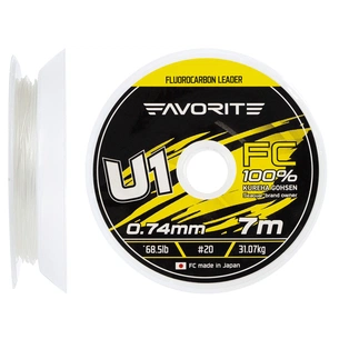 Флюорокарбон Favorite U1 FC 7m 20/0.74mm 68.5lb/31.07kg (1693.11.93) зображення 1