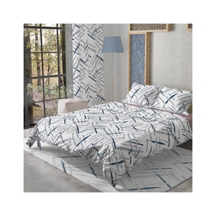 Постільна білизна Home Line Фланель (синьо-білий) сімейний (182768) зображення 1