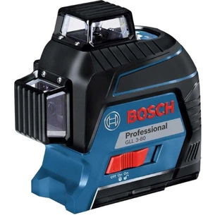 Лазерний нівелір Bosch GLL 3-80 (AA) + кейс (0.601.063.S00) зображення 1