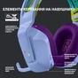 Навушники Logitech G733 Lightspeed Wireless RGB Gaming Headset Lilac (981-000890) - зменшене зображення 5