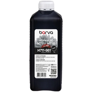 Чорнило Barva HP 711/712 1L BK, pigment (H711-861) зображення 1