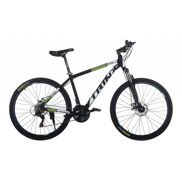Велосипед Trinx Majestic M116Elite 2019 27.5" 18" Matt-Black-White-Green (M116Elite.18MBWG) - изображение 1