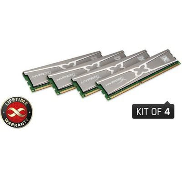 Модуль пам'яті для комп'ютера DDR3 16GB (4x4GB) 2400 MHz Kingston (KHX24C11X3K4/16X) - изображение 1