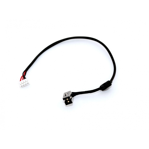 Роз'єм живлення ноутбука з кабелем для Lenovo PJ390 (5.5mm x 2.5mm), 4-pin, 25 см Универсальный (A49037) - picture 1