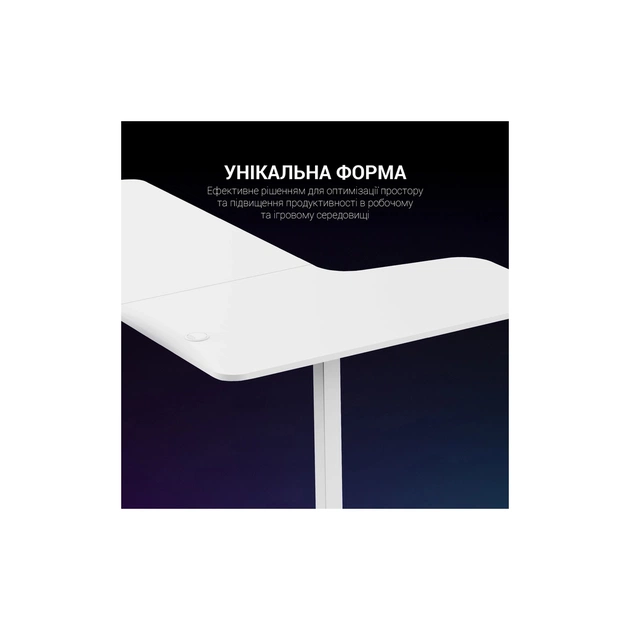 Комп'ютерний стіл GamePro GDC216W White (GDC216W) - picture 7