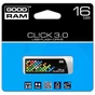 USB флеш накопичувач Goodram 16GB CLICK Black USB 3.0 (PD16GH3GRCLKR9) - зменшене зображення 5
