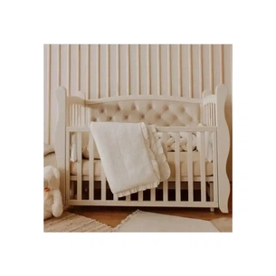 Ліжечко Angelo Габрієль айворі (велюр) 120х60 (12008) зображення 1