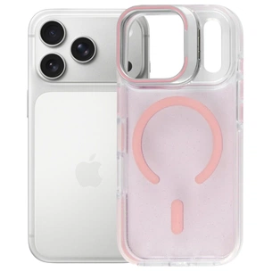 Чохол до мобільного телефона BeCover FIBRA Star Shine MagSafe Apple iPhone 17 Pro Max Light Pink (715435) зображення 1