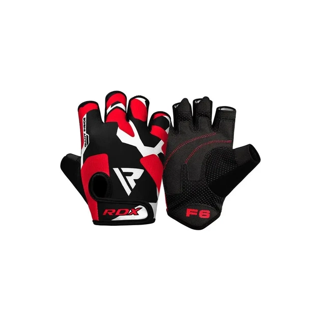 Рукавички для фітнесу RDX F6 Sumblimation Red L (WGS-F6R-L) - зображення 1