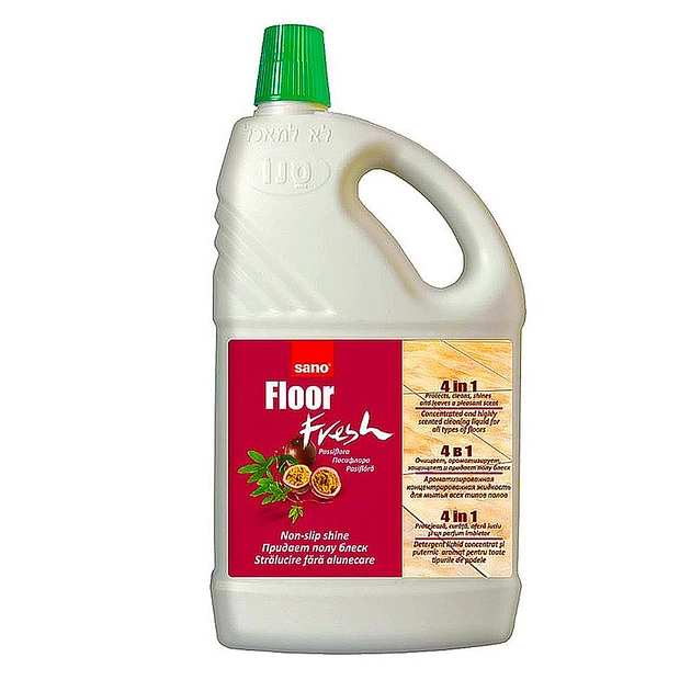 Засіб для миття підлоги Sano 4 в 1 Fresh Пасифлора 2 л (7290003015634) - изображение 1