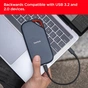 Накопичувач SSD USB 4.0 2TB SanDisk (SDSSDE82-2T00-G25) - зменшене зображення 7