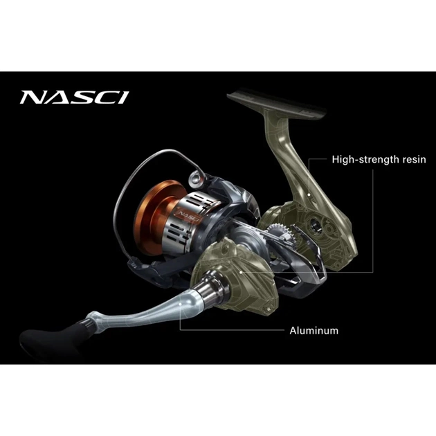 Котушка Shimano Nasci FD 4000 5+1BB 4.71 (NAS4000FD) - зображення 3