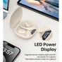 Навушники Choetech Open-ear з LED дисплеєм Beige (BH-T25-SK) - зменшене зображення 6