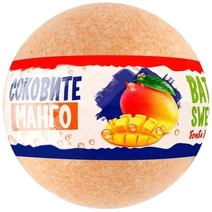 Бомбочка для ванни AquaShine Bath Sweets Соковите манго 100 г (4820240940623) picture 1