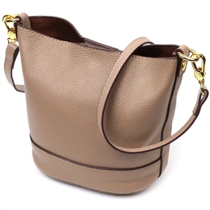 Сумка Vintage Жіноча з автономною косметичкою з натуральної шкіри Бежева (22364) зображення 1