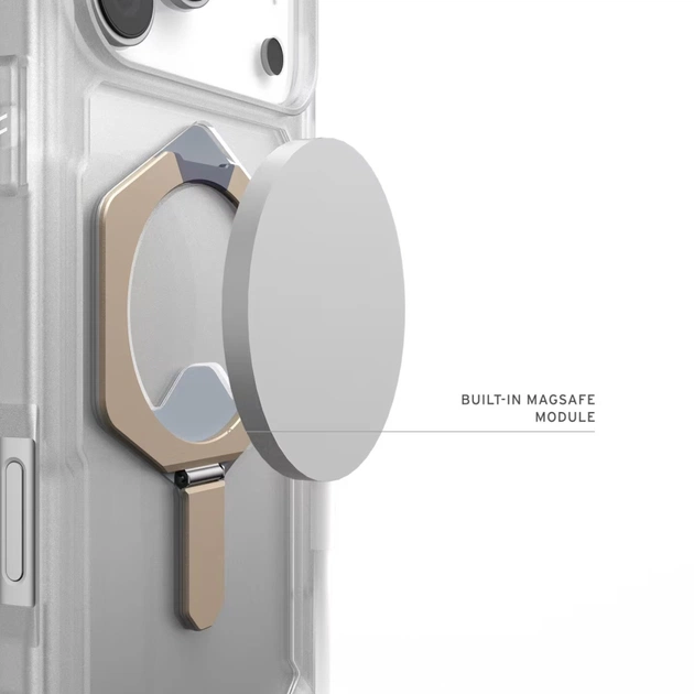 Чохол до мобільного телефона UAG Plasma XTE MagSafe iPhone 17 Pro Max Clear/Titanium (114528114G36) - picture 3