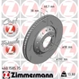 Гальмівний диск ZIMMERMANN 460.1585.75 - зменшене зображення 1
