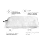 Подушка MirSon ортопедична Premium Eco Silver 148 Середня 50x70 см (2200000393036) - зменшене зображення 5