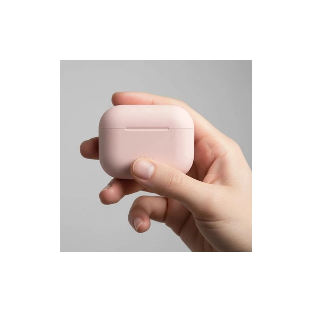 Чохол для навушників Uniq Lino для AirPods Pro 3 gen Silicone Pink (8886463696873) - picture 5
