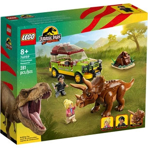 Конструктор LEGO Jurassic World Дослідження трицератопсів 281 деталі (76959) зображення 1