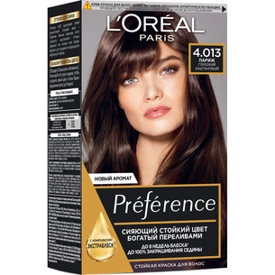 Фарба для волосся L'Oreal Paris Preference 4.013 - Париж глибокий каштановий (3600521916704) зображення 1