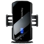 Універсальний автотримач ColorWay FlameGrip, автозажим, Wireless Charger 15W Black (CW-CHAW070Q-BK) - preview 3