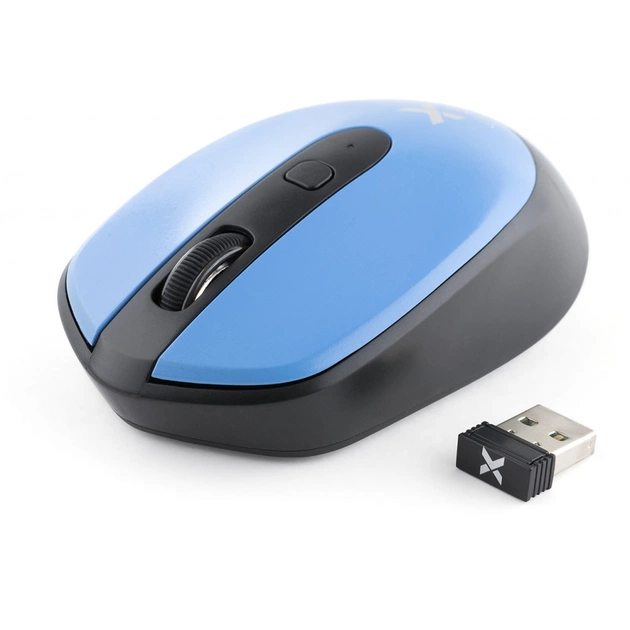 Мишка Vinga MSW-908 Silent Click blue - зображення 1