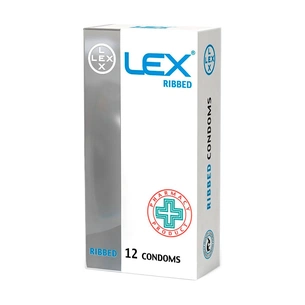Презервативи Lex Condoms Ribbed 12 шт. (4820144771934) изображение 1
