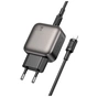Зарядний пристрій BOROFONE BAS55A Absolute 1xUSB-C PD30W + 1xUSB QC3.0 + cable USB-C to Lightning Black (6941991116247) - уменьшенное изображение 3