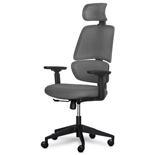 Офісне крісло Mealux Leo Air Dark Grey (Y-543 KBG) зображення 1