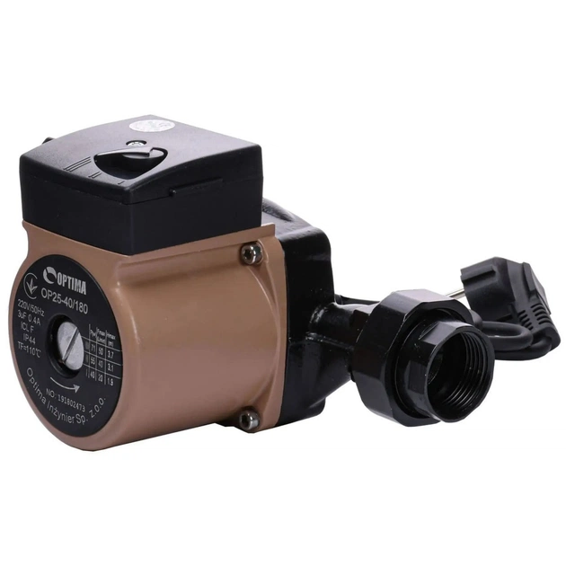 Циркуляционный насос Optima OP25-40-180, G 1 1/4", 10 бар, 180мм, 71Вт, 230В (8120) - изображение 3