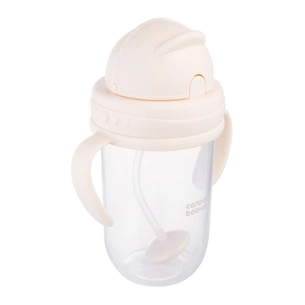 Поильник-непроливайка Canpol babies з трубочкою і обтяжувачем, 270 мл, кремова (56/623_cre) изображение 1