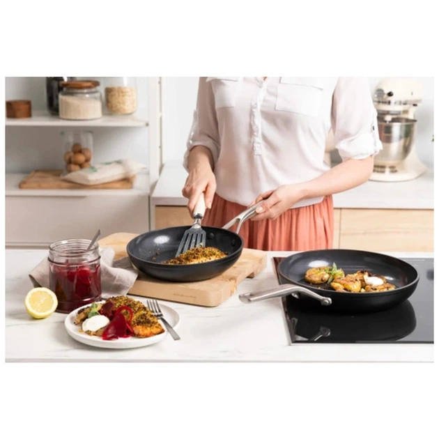 Набір сковорідок KitchenAid FHA 20 + 28 см (CC005698-001) - picture 6