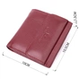 Гаманець ST Leather З натуральної шкіри Бордовий (22544) - зменшене зображення 3