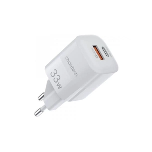 Зарядний пристрій Choetech GaN USB-A/USB-C 33W QC3.0/PD/PPS (PD5006-EU-WH) зображення 1