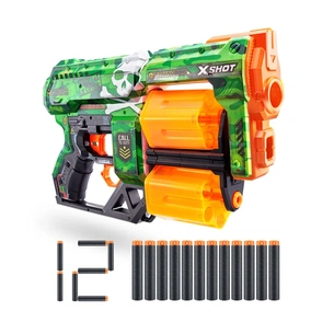 Іграшкова зброя Zuru X-Shot Швидкострільний бластер Skins Dread Camo (12 патронів) (36517D) зображення 1