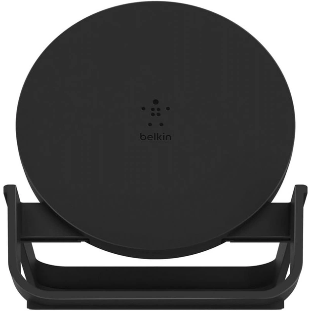 Беспроводное зарядное устройство Belkin Stand Wireless Charging Qi Black (WIB001ttBK) - изображение 1