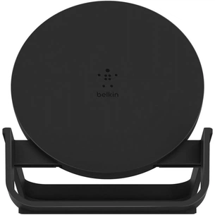 Бездротовий зарядний пристрій Belkin Stand Wireless Charging Qi Black (WIB001ttBK) зображення 1