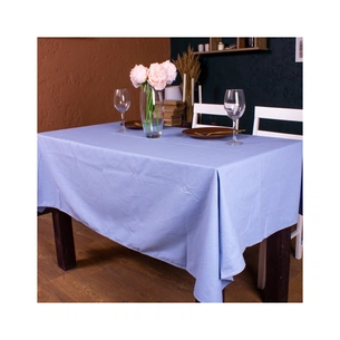 Скатертина MirSon Рогожа №206 Blue 130x220 см (2200006737964) зображення 1