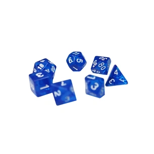 Набір кубиків для настільних ігор Games 7 Days Transparent 7 Dice Set - Blue (g7dtran06) зображення 1