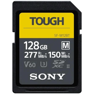 Карта пам'яті Sony 128GB SDXC class10 UHS-II U3 V60 Tough (SFM128T.SYM) зображення 1