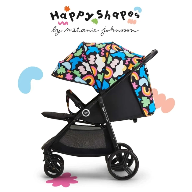 Коляска Kinderkraft Grande Plus Happy Shapes (KSGRAN00HAP0000) (5902533925568) - зображення 12