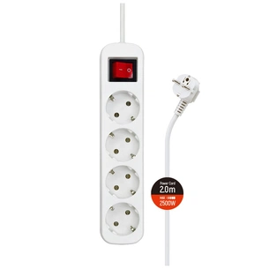 Мережевий фільтр живлення ColorWay CW-PSEA42W/ 2M white (CW-PSEA42W) зображення 1