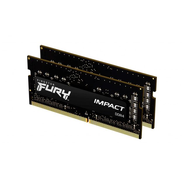 Модуль пам'яті для ноутбука SoDIMM DDR4 64GB (2x32GB) 2933 MHz Fury Impact Kingston Fury (ex.HyperX) (KF429S17IBK2/64) - изображение 1