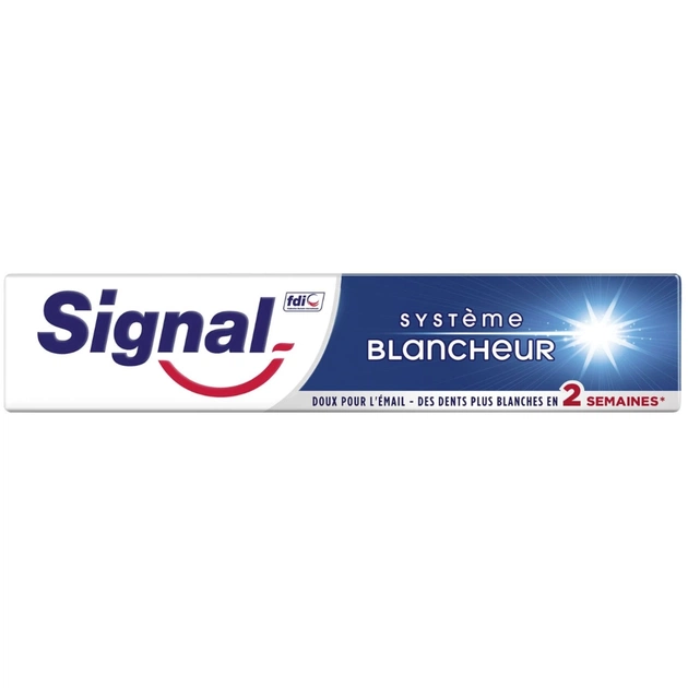 Зубная паста Signal Система отбеливания 75 мл (8720181419683) - изображение 1