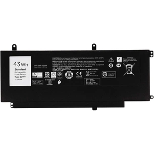 Акумулятор до ноутбука AlSoft Dell Inspiron 15-7547 D2VF9, 43Wh (3700mAh), 3cell, 11.1V, Li-ion (A47938) зображення 1
