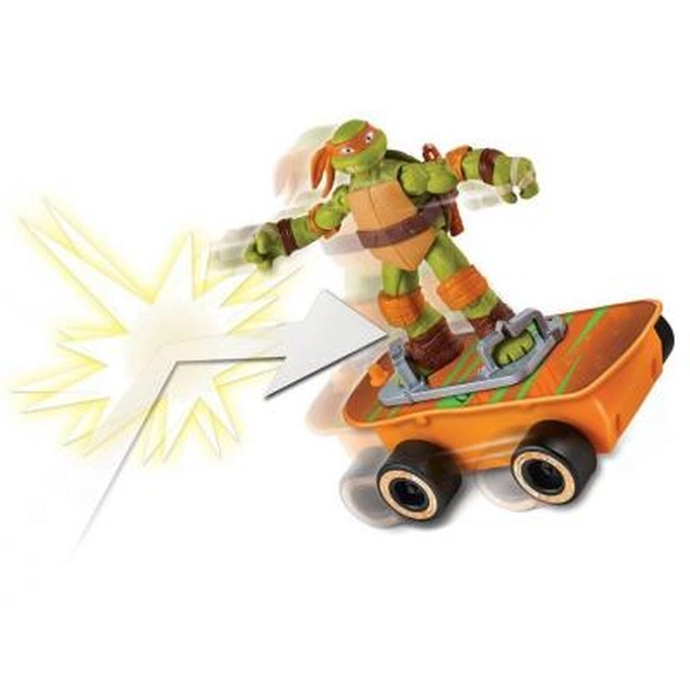 Бойовий транспорт TMNT ЧЕРЕПАШКИ-НИНДЗЯ РЕСТАЙЛИНГ – Скейт и экскл. фигурка Майки (94273) - picture 3