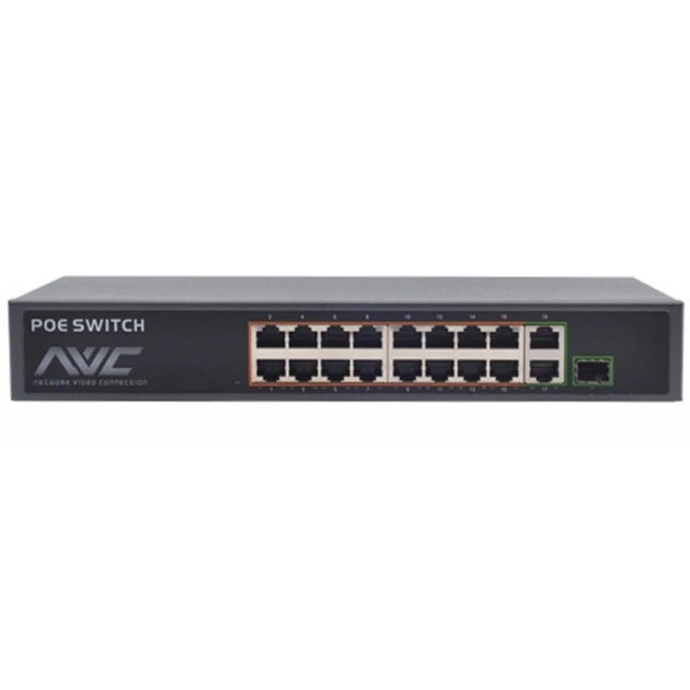 Комутатор мережевий NVC NVC-1816GSR - изображение 1