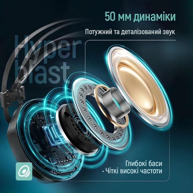 Гарнітура СolorWay Hyperblast RGB Black (CW-HPG05BK) - зображення 14